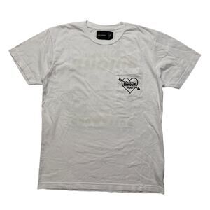 Brand New Local Authority Chateau Amour Graphic T-Shirt White S